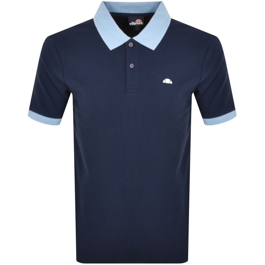 Polo t shirt navy blue top